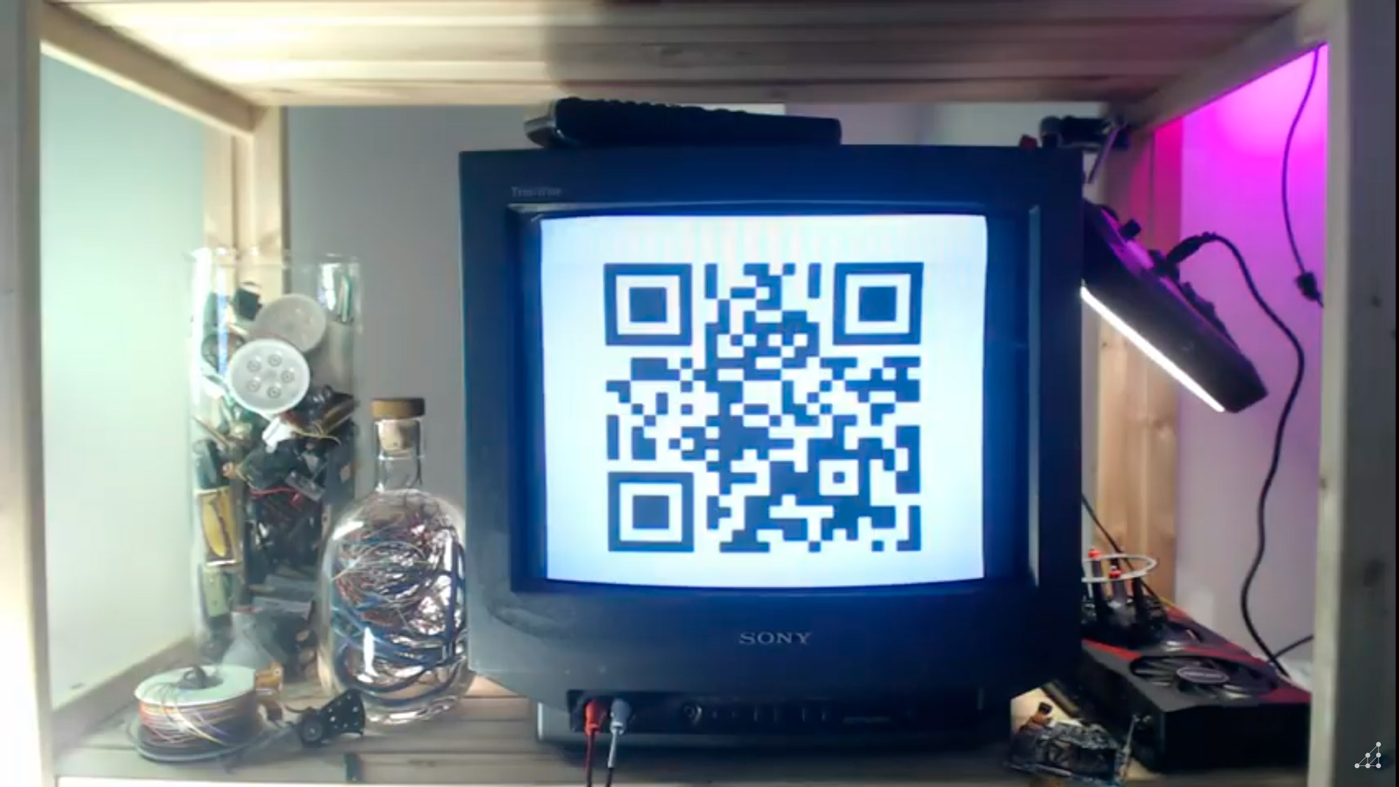 Robonomics Winter School 2022 Black mirror installation