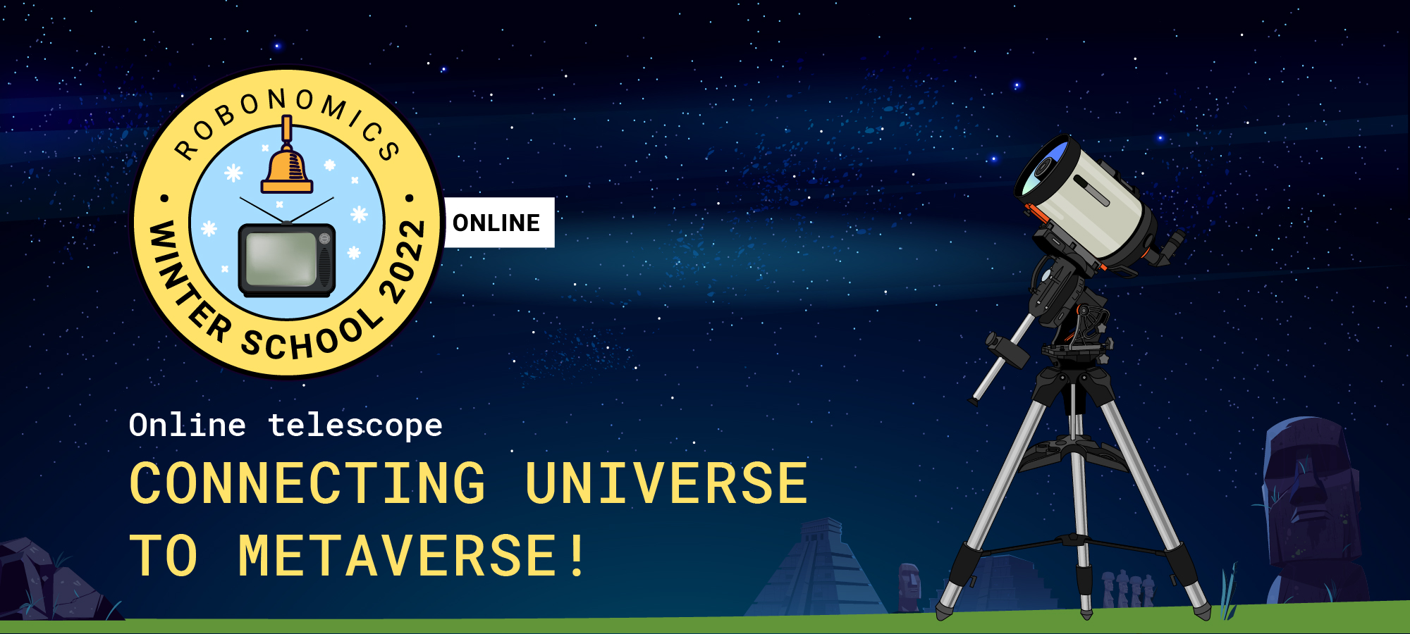 Bonus lesson in Robonomics winter school 2022, telescope
