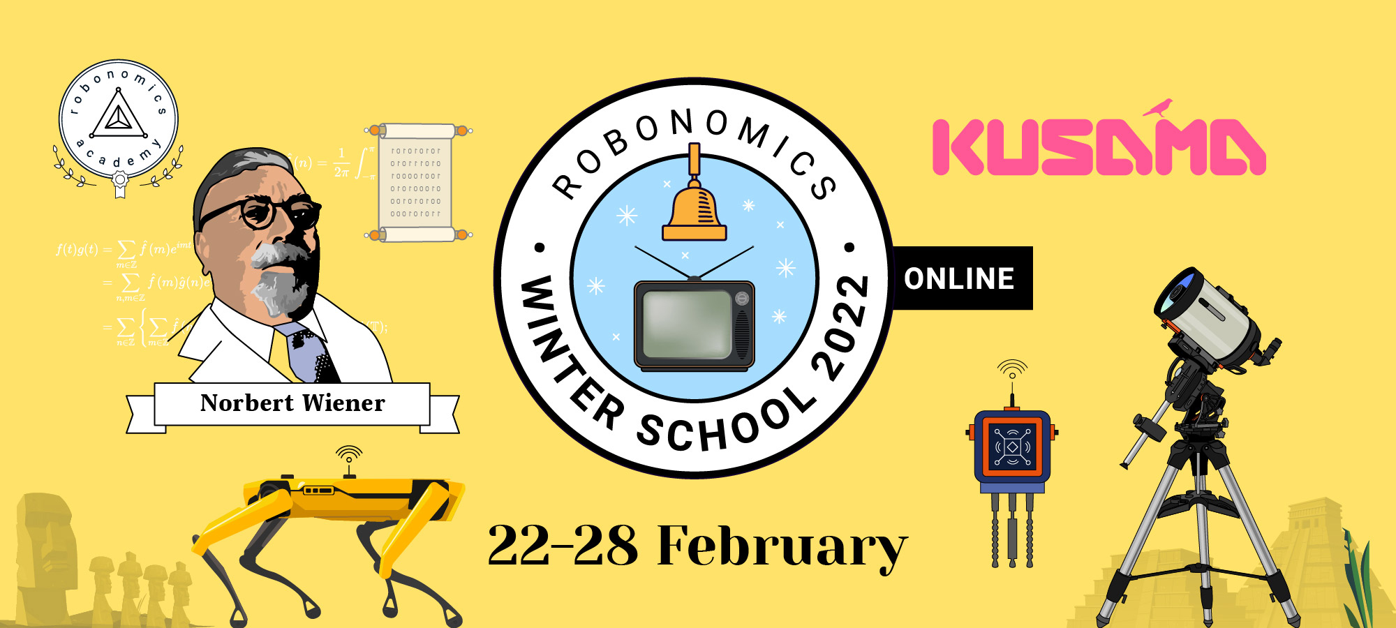 Schedule of the Winter School of Robonomics 2022