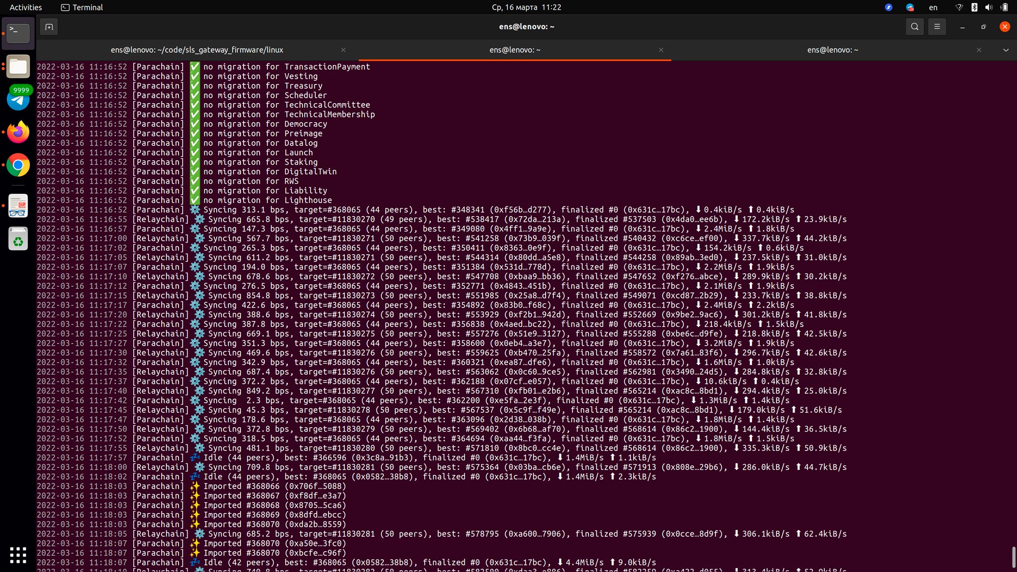 Building the Robonomics parachain client